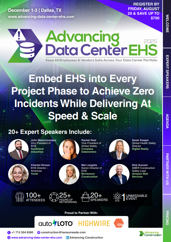 Advancing Data Center EHS 2025 - Full Event Guide